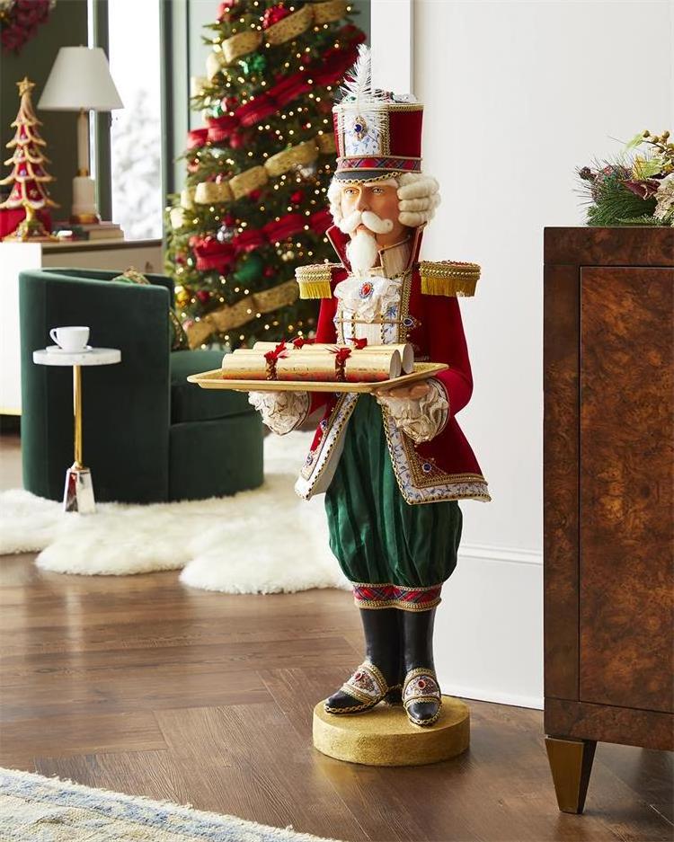 Customized Modern Home Decoration Giant Resin Christmas Nutcracker Cascanueces De Navidad Christmas Nutcracker Resin Crafts