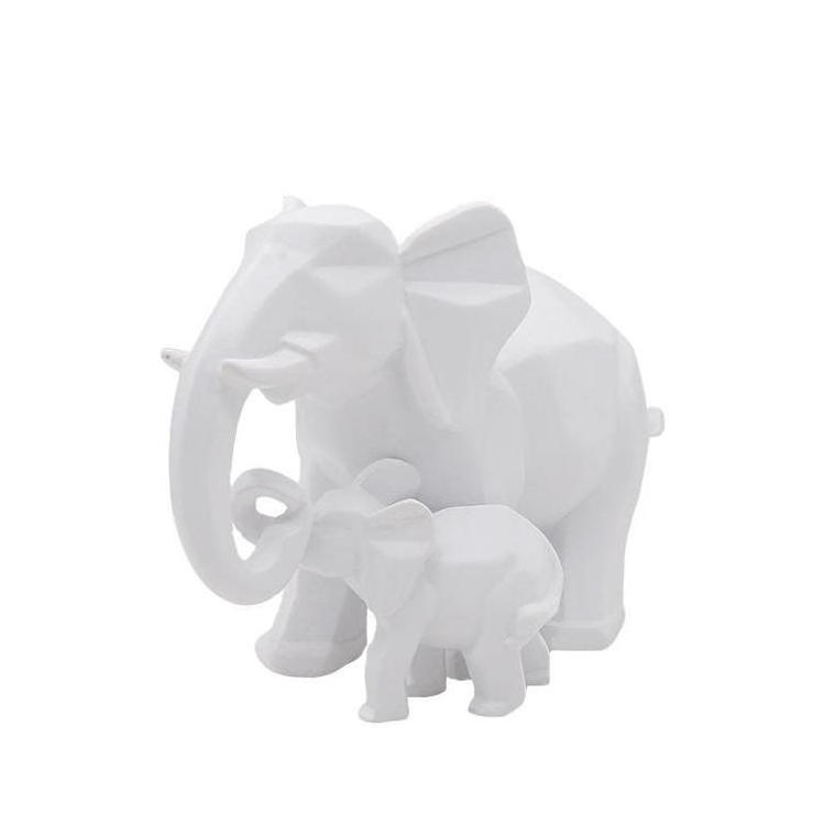 Noedic Entrance Living Room Desktop Animal Figure Decoration Goud Olifant Beeld Modern Simple  Geometrical Elephant Figure