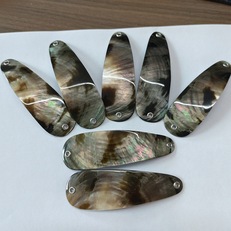 Natural Craft Black Mother of Pearl Shell Fishing Lures 80mm 100mm Hard Baits Minnow Artificial Fish Accessories