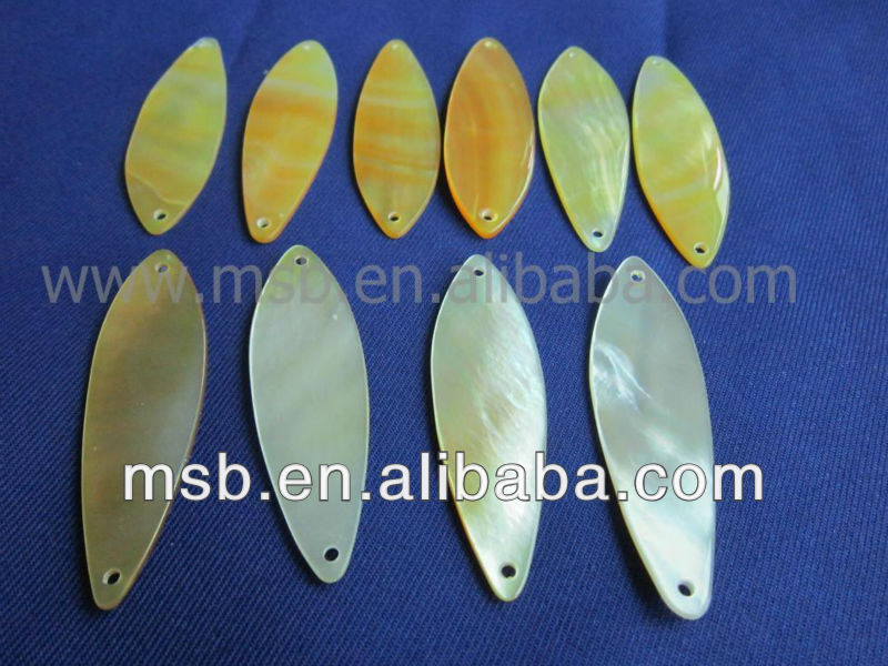 NEW natural colorful mother of pearl shell fishing spoon lures