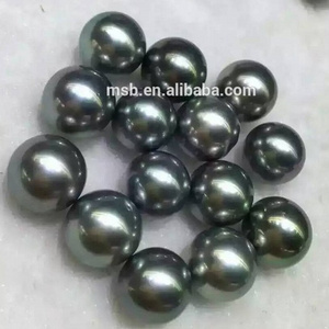 11-12mm perfect round top quality tahiti black pearl