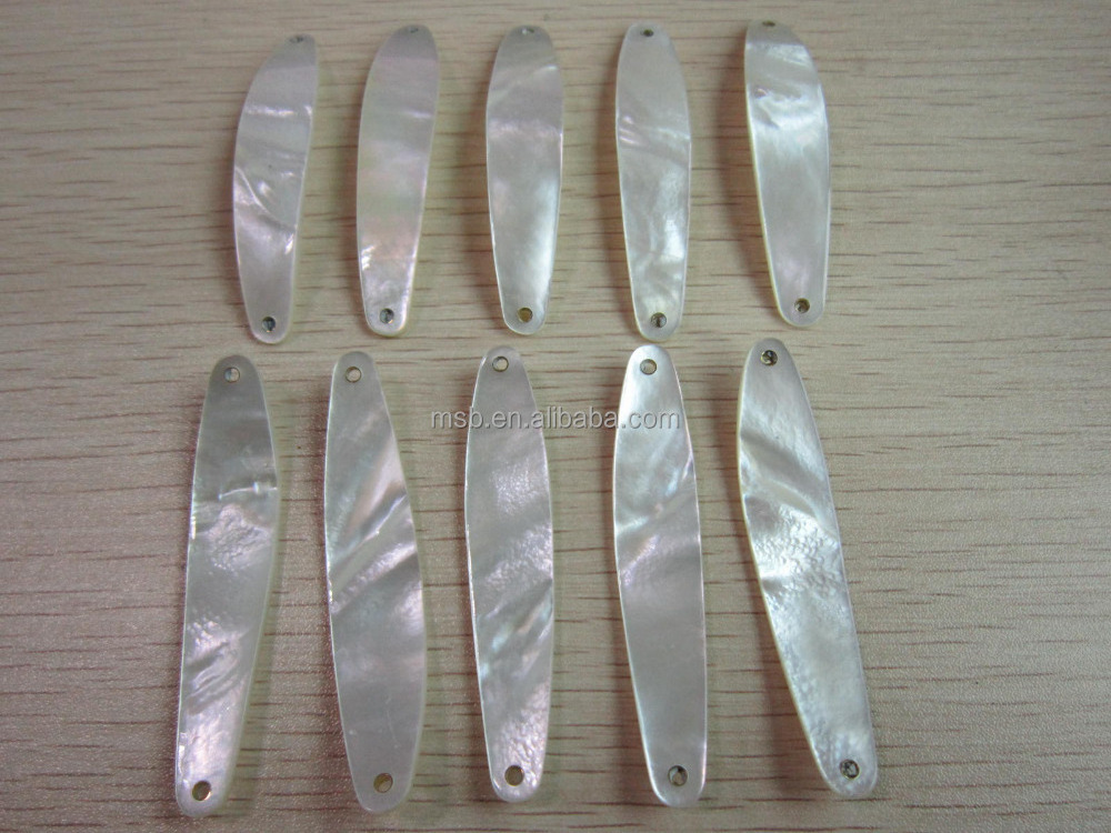 white Mother of Pearl shell lure