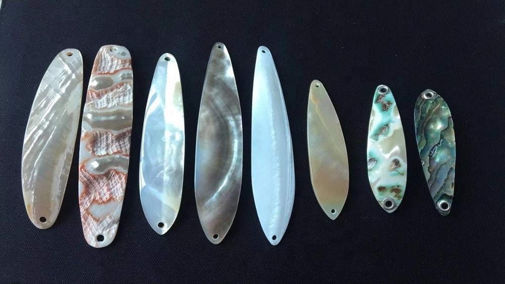 Small mother of pearl sea shell fishing spoon lures