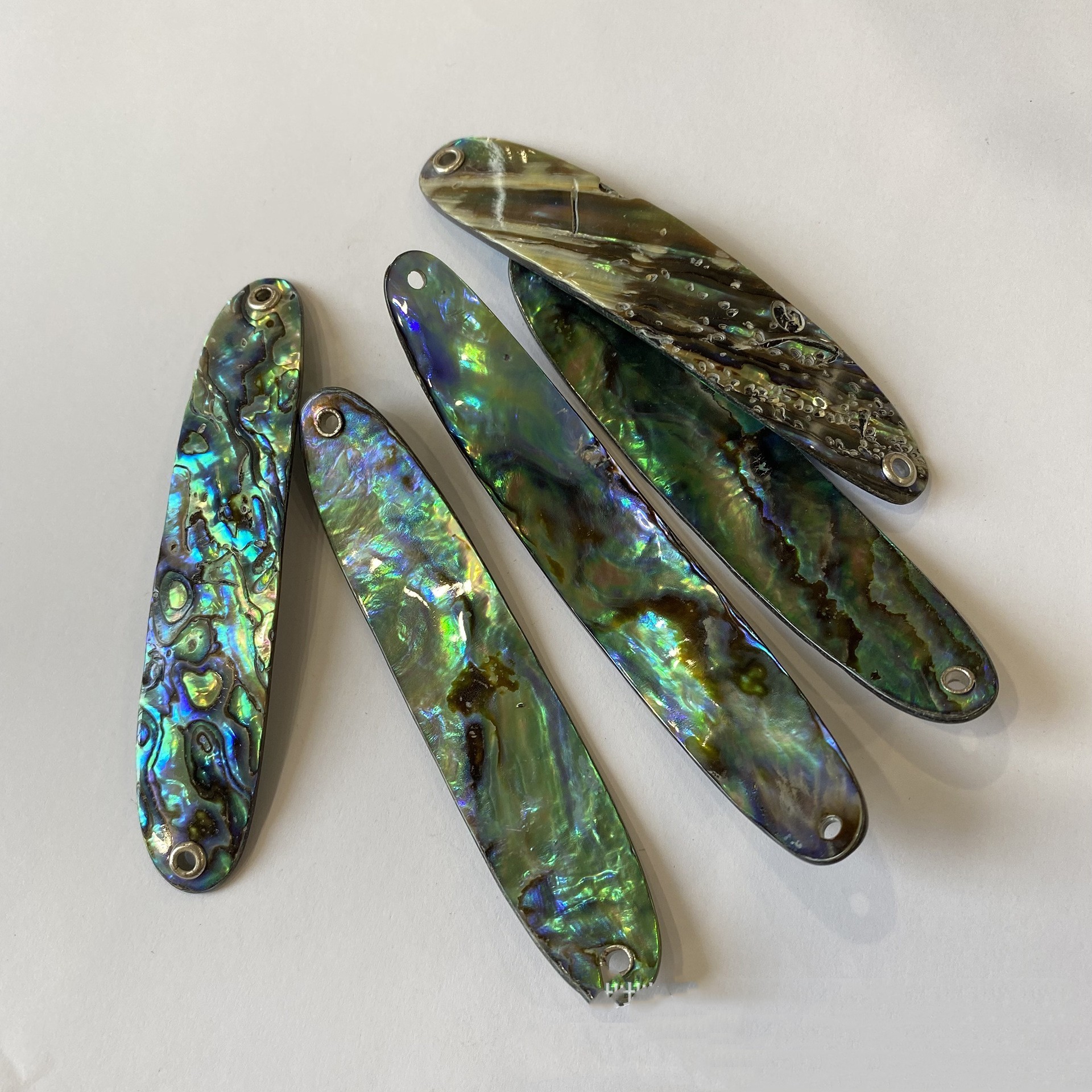 Ocean Rock Fishing Equipment New Zealand Abalone Shell Artifical Hard Bait Fishing Lures Spoon for Sea Fish