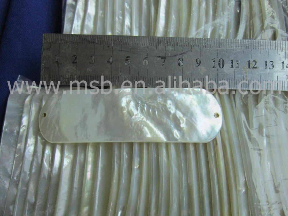 Natural white mother of pearl shell fishing lure