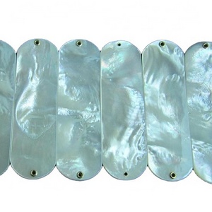 Natural white mother of pearl shell fishing lure