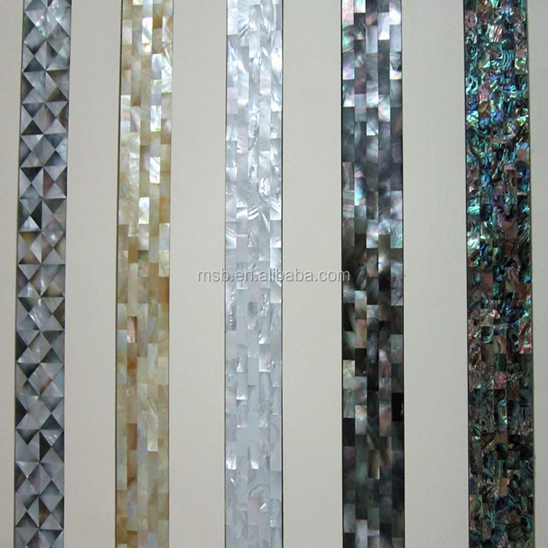 Mother Of Pearl Shell Wall Mosaic Tile Inlay