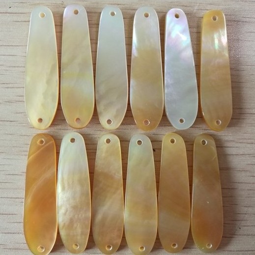 Hot Selling Yellowlip Mother of Pearl Shell Fishing Lures Fish Spoon Seabass Perch Zander Lures