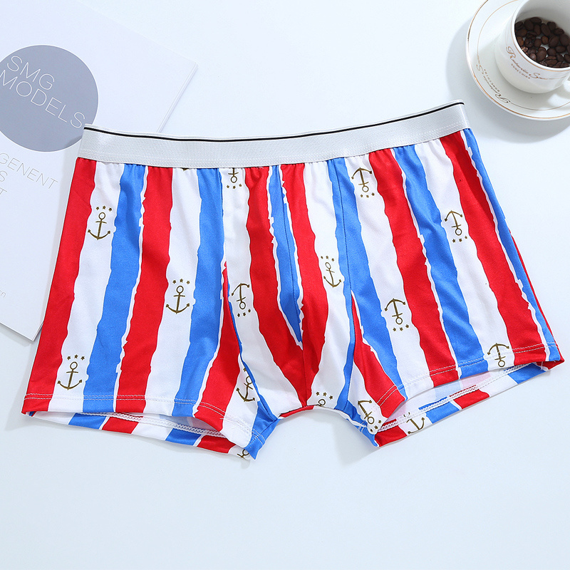 7pcs/5pcs Men's Sexy Panties Boxer Shorts Cartoon Anime Prints Funny Shorts Cute Comfortable Soft Breathable Panties for Men