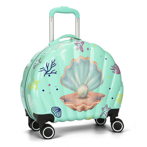 New Shell Children's Luggage and Makeup Case Mother Set Travel Case Large Capacity Universal Wheel Women's Treasure Trolley Case