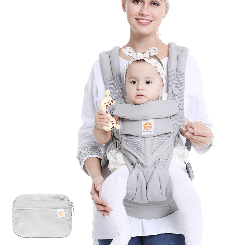 Egobaby Breeze 360 Ergonomic Baby Carrier Infant Kid Sling Back Front Facing Kangaroo Wrap Backpack for Travel 0-36 Months