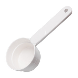 Wholesale Stylish Multi-functional Melamine Pet Cat Food Scoop Rounded Shape with Long Handle for Small Animals