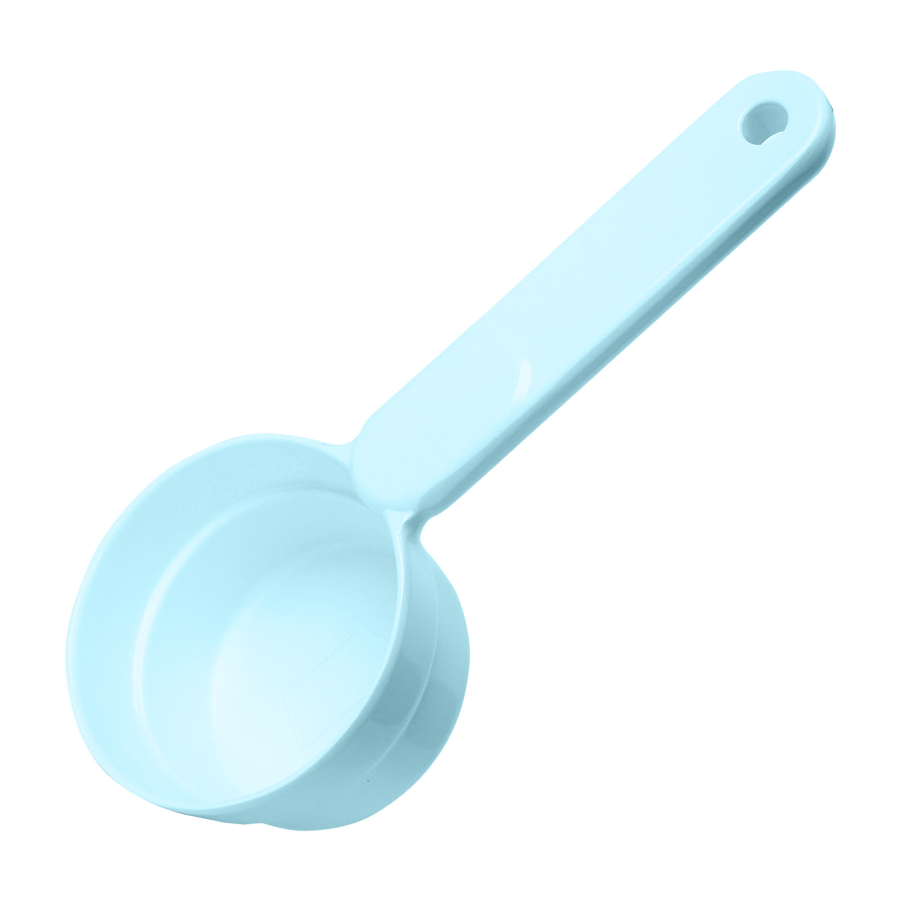 Wholesale Stylish Multi-functional Melamine Pet Cat Food Scoop Rounded Shape with Long Handle for Small Animals