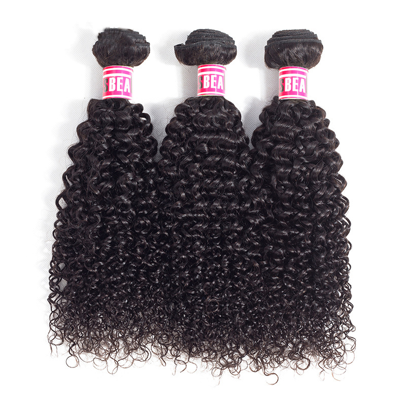 MS Beauty hair 7A 8A 9A 10A 11A Virgin remy Indian Deep Curl Kinky Curly Hair bundle With Closure frontal match well