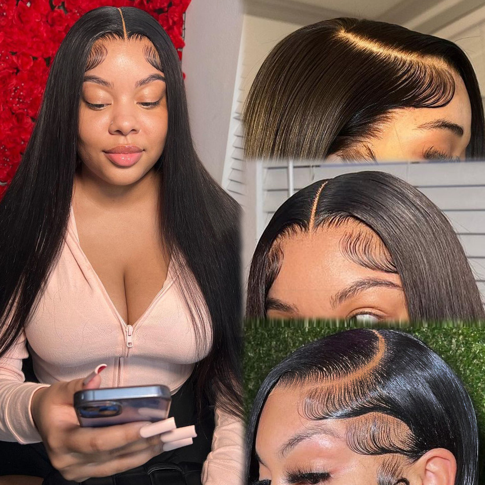 40 inch human hair full lace front wig cuticle aligned raw hair 13x4 human hair lace front wig hd lace front wig for black women