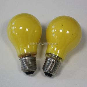 China Factory anti mosquito lamp A19 LED bulb E26 base yellow 590nm 110V