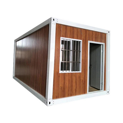 Movable steel frame building prefab tiny shipping container house