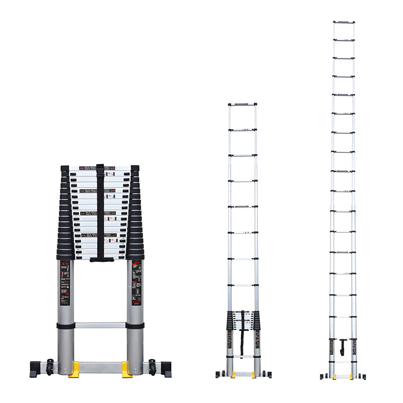 fiberglass and aluminium loft Telescopic Part Light weight Extension attic foldable step Ladders