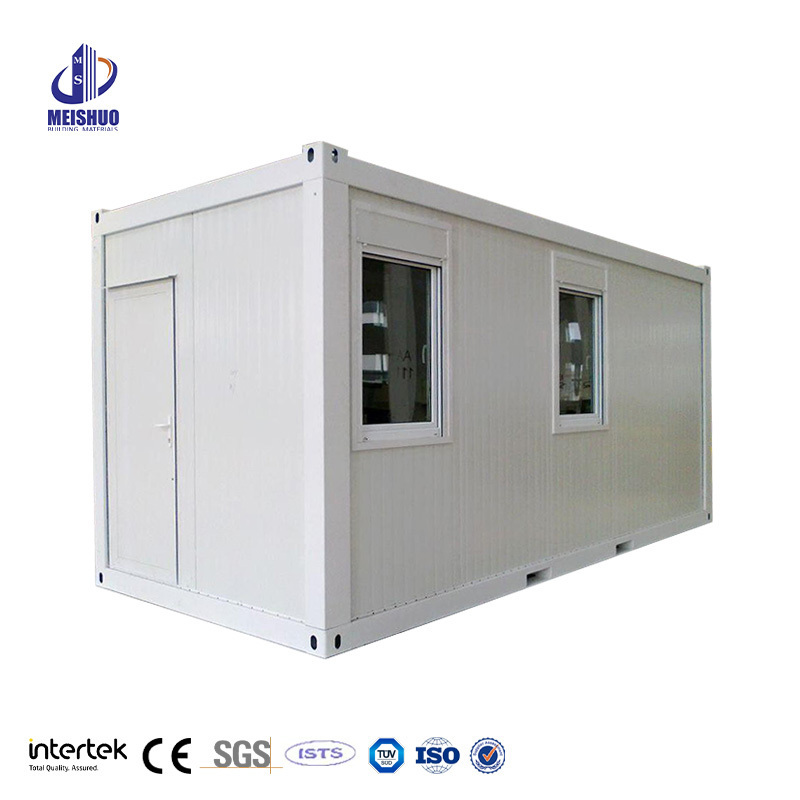 Prefab school building/Collapsible flat pack container homes Casa prefabbracata Container frame 40ft Temporary shelter