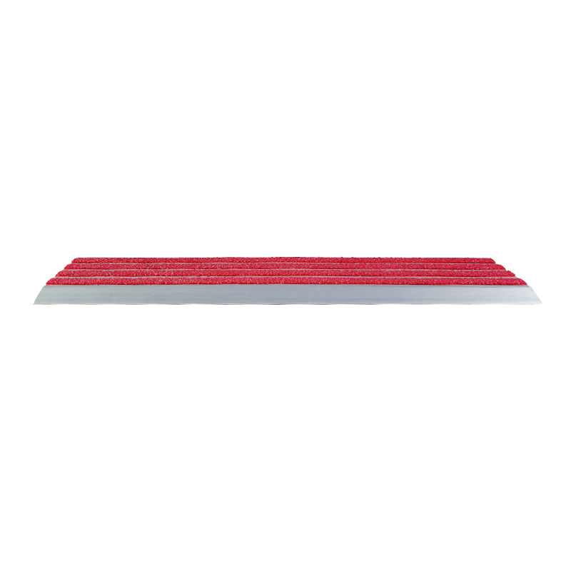 Customized Color Grooved Stair Nosing Edge Aluminum Profiles Stair Strip for Anti Slip Staircase