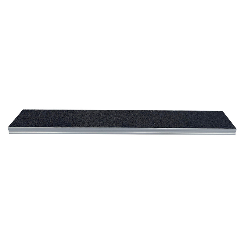 Concrete Step Metal Anti Slip Brass Aluminum Stair Nose Tile Edging Trim Black Rubber Stair Nosing