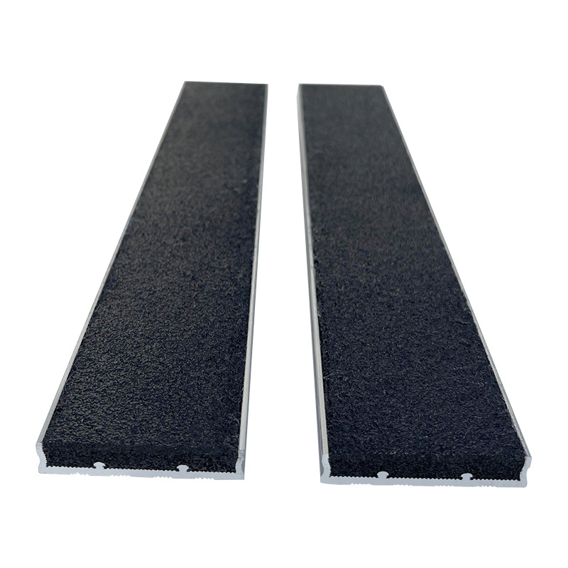 Concrete Step Metal Anti Slip Brass Aluminum Stair Nose Tile Edging Trim Black Rubber Stair Nosing