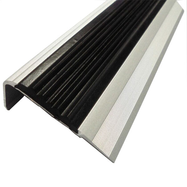 PVC Stair Nosing Corner Edge Protection Aluminum Profiles Anti Slip stair nosing profile