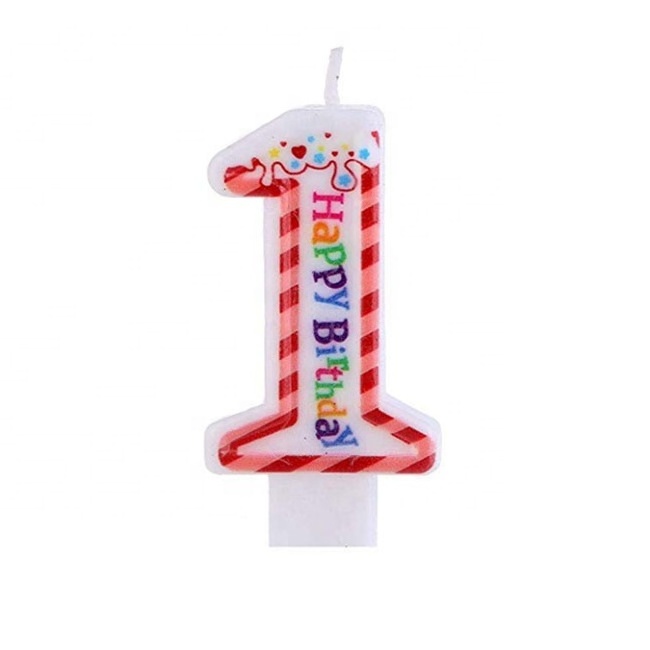 2016 new product number novelty birthday cake candles