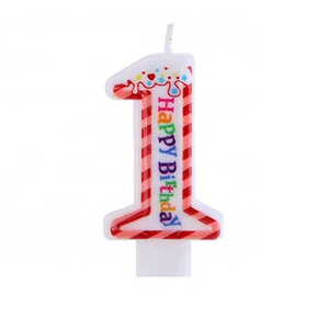 2016 new product number novelty birthday cake candles