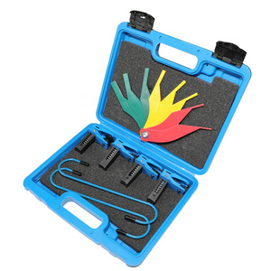 Brake Repair Kit Brake Pad Lining Thickness Gauge Measure Tool Set Fluid Line Stopper Clamp Set Kit