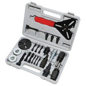 23pcs/set Compressor Clutch Hub Puller Remover Installer Tool Kit Auto Air Conditioning Repair Tool