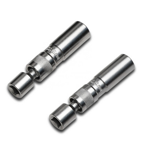 14mm 16mm Magnetic Swivel Spark Plug Socket Thin Wall Magnetic 3/8in Drive 12 Point Spark Plug Socket Removal Tool