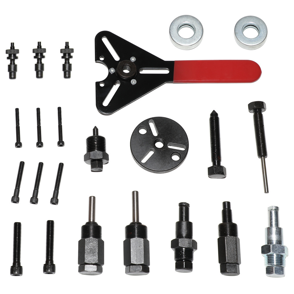 23pcs/set Compressor Clutch Hub Puller Remover Installer Tool Kit Auto Air Conditioning Repair Tool