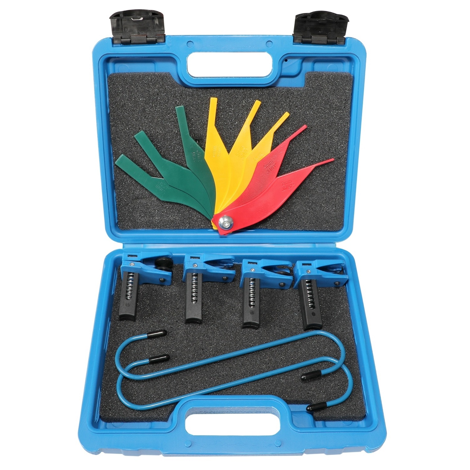 Brake Repair Kit Brake Pad Lining Thickness Gauge Measure Tool Set Fluid Line Stopper Clamp Set Kit