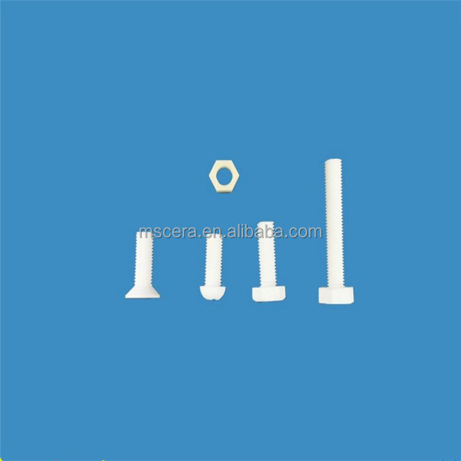 Insulator Porcelain Parts M6 Alumina/Zirconia Ceramic Screw