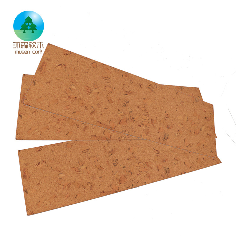 Good Quality Environmentally friendly Silent floor 4MM Adhesive cork flooring for Study bedroom