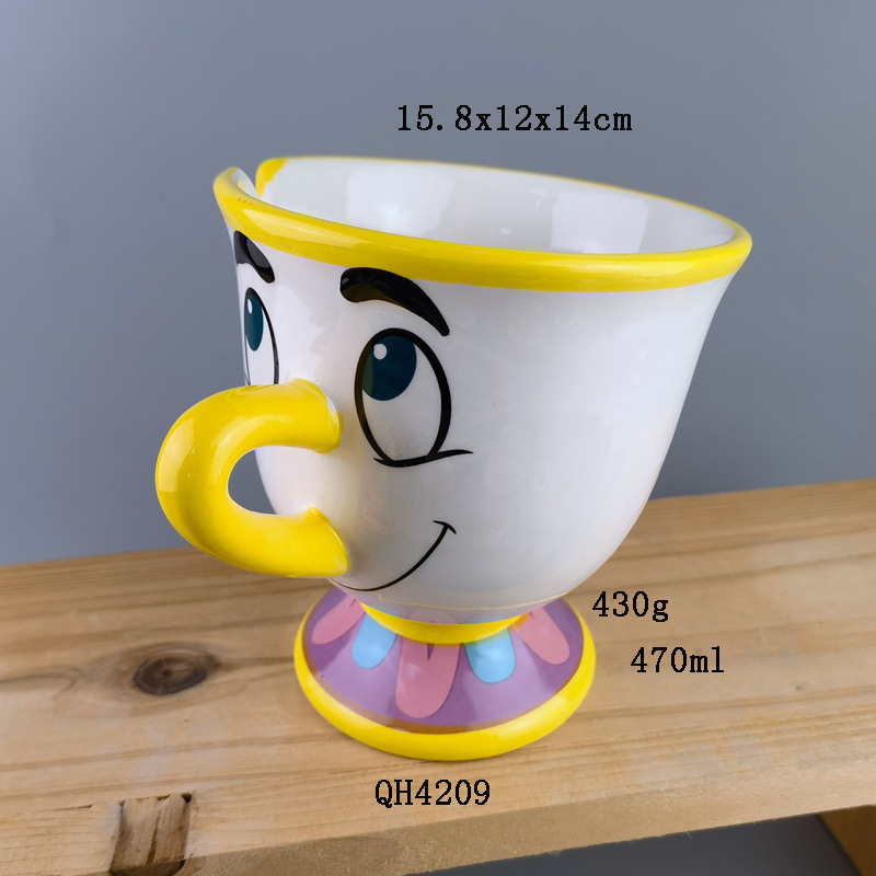 HOT Custom new oversized oz 3d hello Cat Figural Coffee cup Cute ceramic pink kitty cartoon character mug