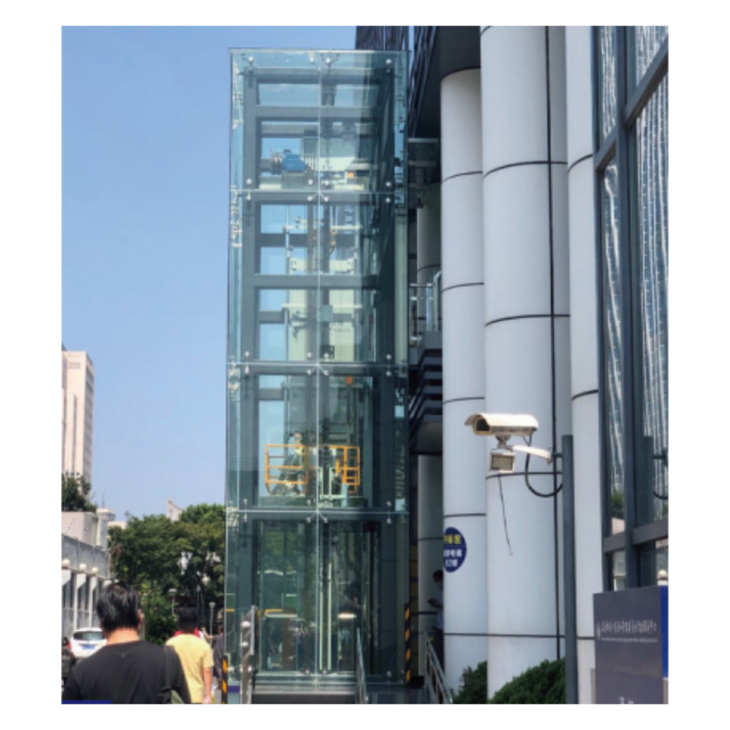 China Elevator Manufacturer Customized Outdoor Home Residential Lift  Panoramic Passenger Elevator