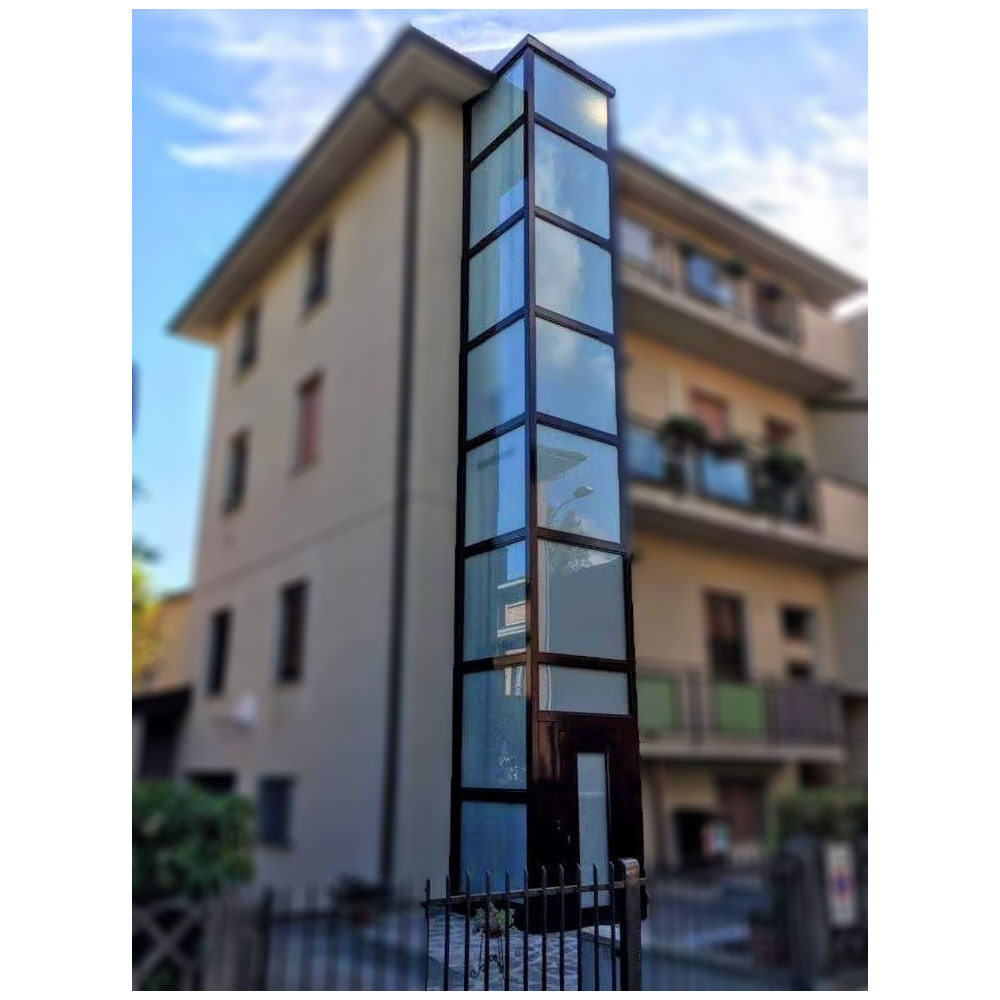 China Elevator Manufacturer Customized Outdoor Home Residential Lift  Panoramic Passenger Elevator