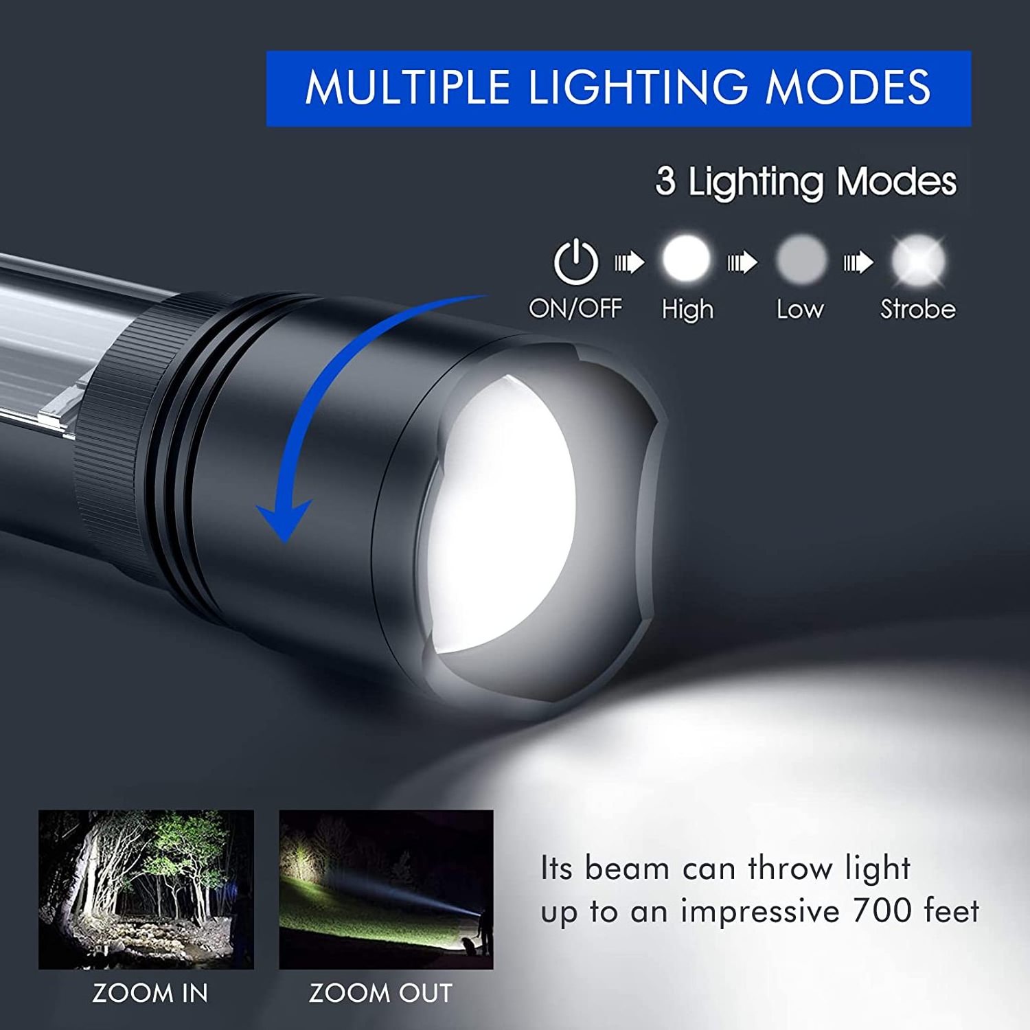 hunting solar LED lep rechargeable flashlights torches flashlight