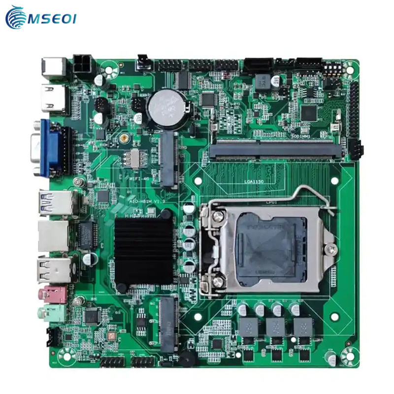 Hot Sales placa madre LGA 1150 H81 Motherboard All-in-One AIO Intel Support 4 Gen Celeron Pentium I3 I5 I7 Series Processor