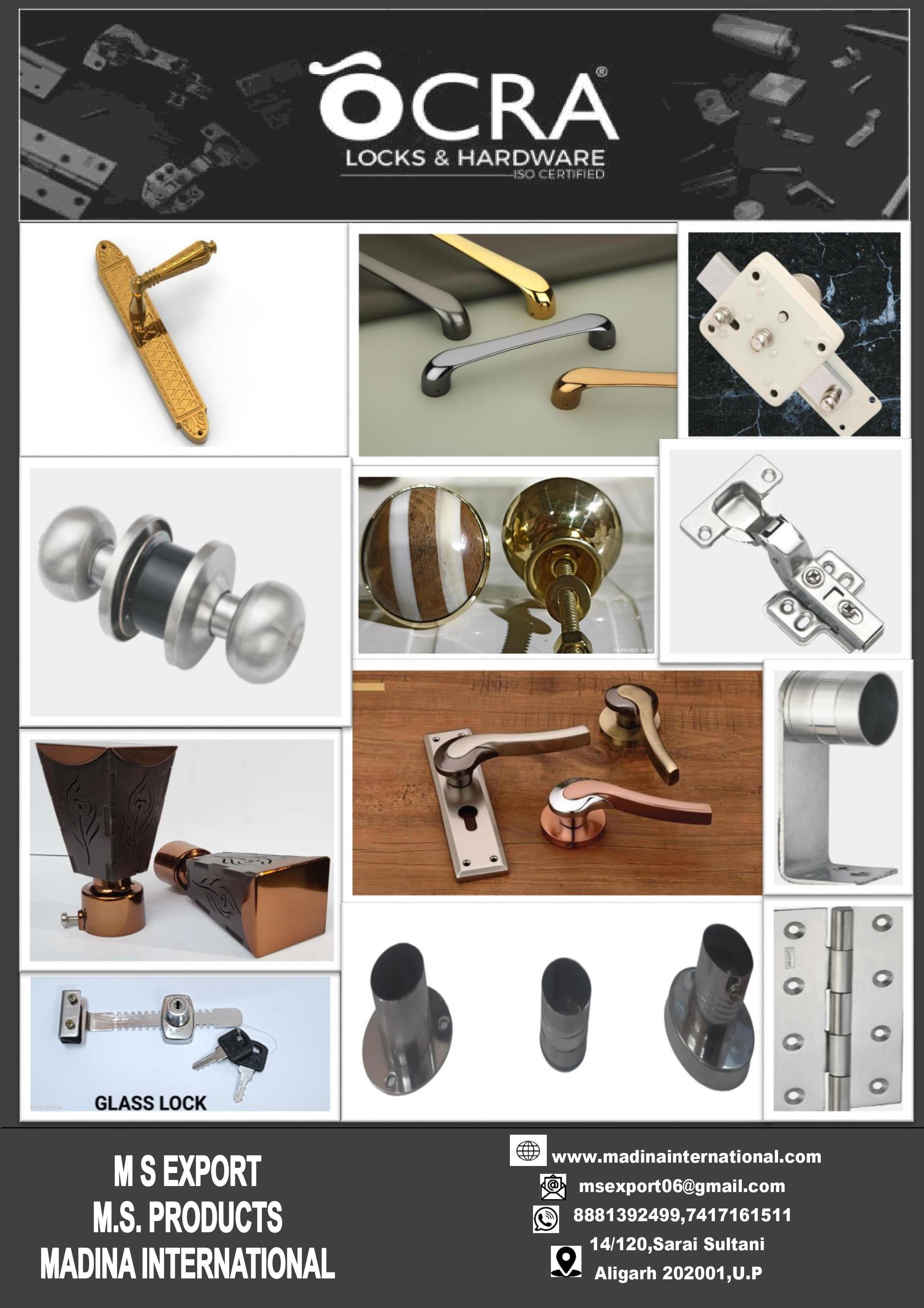 OCRA  Custom Villa Luxury Door Handle European Style Door Mortise Latch Door Locks Handle With Keys Lock Handle