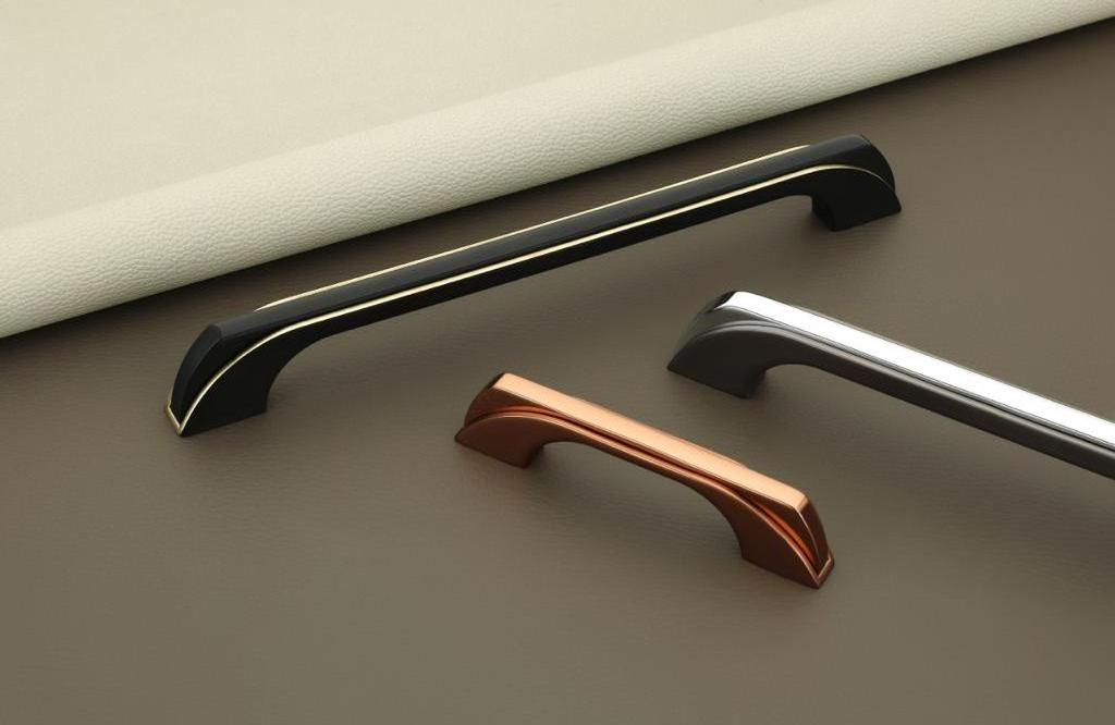 Luxury Finished Modern Villa Cabinets Handles door handles furniture handles door hardwares