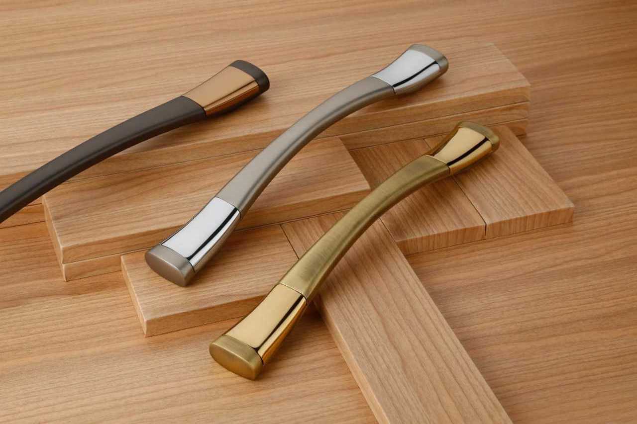 Luxury Finished Modern Villa Cabinets   Handles door handles furniture handles door hardwares