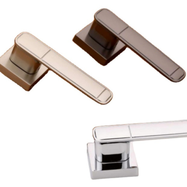 Luxury Finished Modern zinc mortice Handles Door handles furniture handles door hardwares