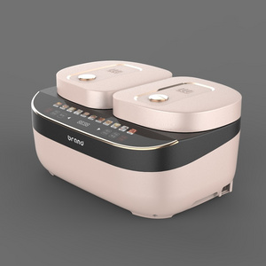 MeiShengFa Pococina 800W 2L+2L multifunctional smart rice cooker double pots double pot rice cooker