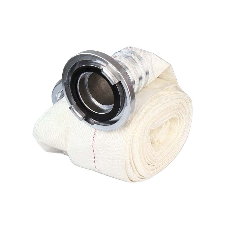 16Bar high pressure white fire hose pipe polyester canvas PVC hose 80mm thicken tube