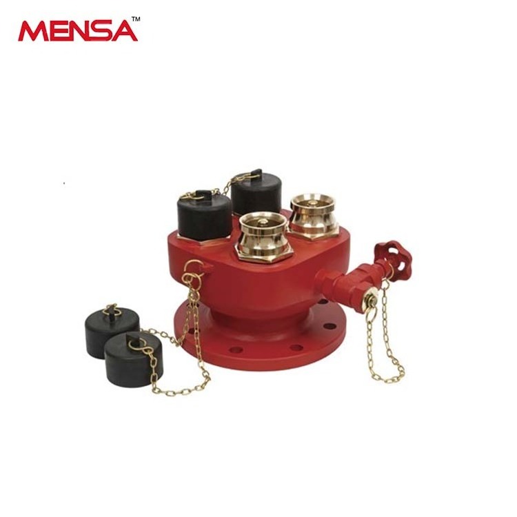 2 Way Fire Breeching Inlet Valve for Dry Risers Using in Fire Fighting System