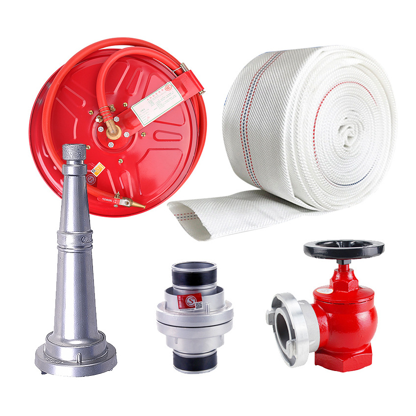 Fighting Canvas 4 Inch Water Price Pipe With Reel Indoor Pvc Rubber 100m Hydrant Flat Lay Sprinkler Valve Sale Feet Fire Hoses