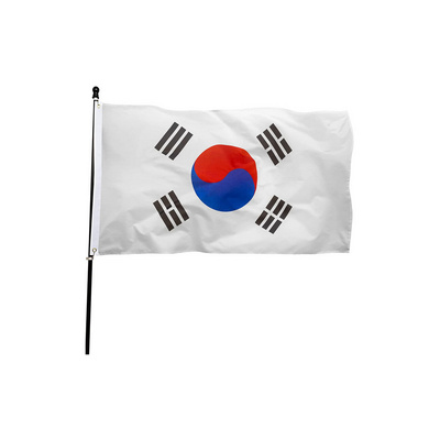 Custom Country Printed South Korea Flag National Korean Flags 3x5ft